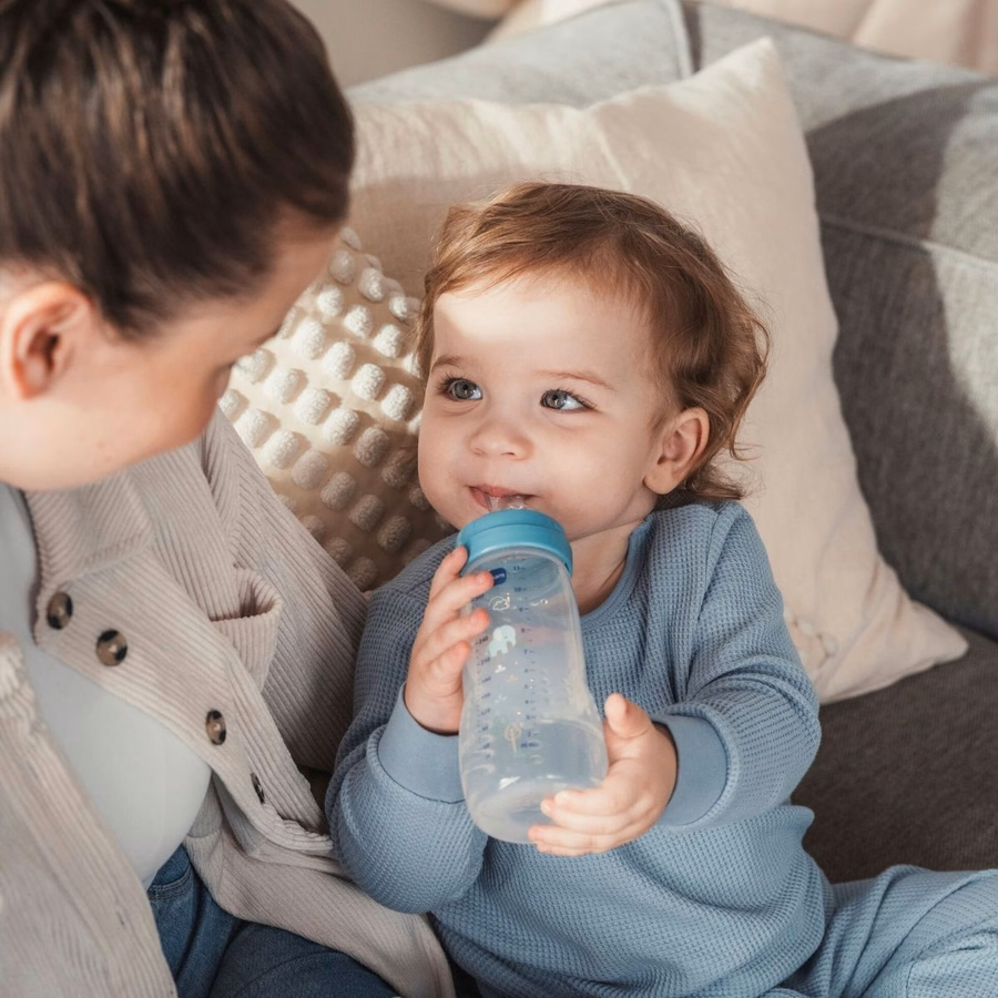 Mamadeira Mam Easy Active 330ml para bebês a partir de 4 meses, embalagem individual