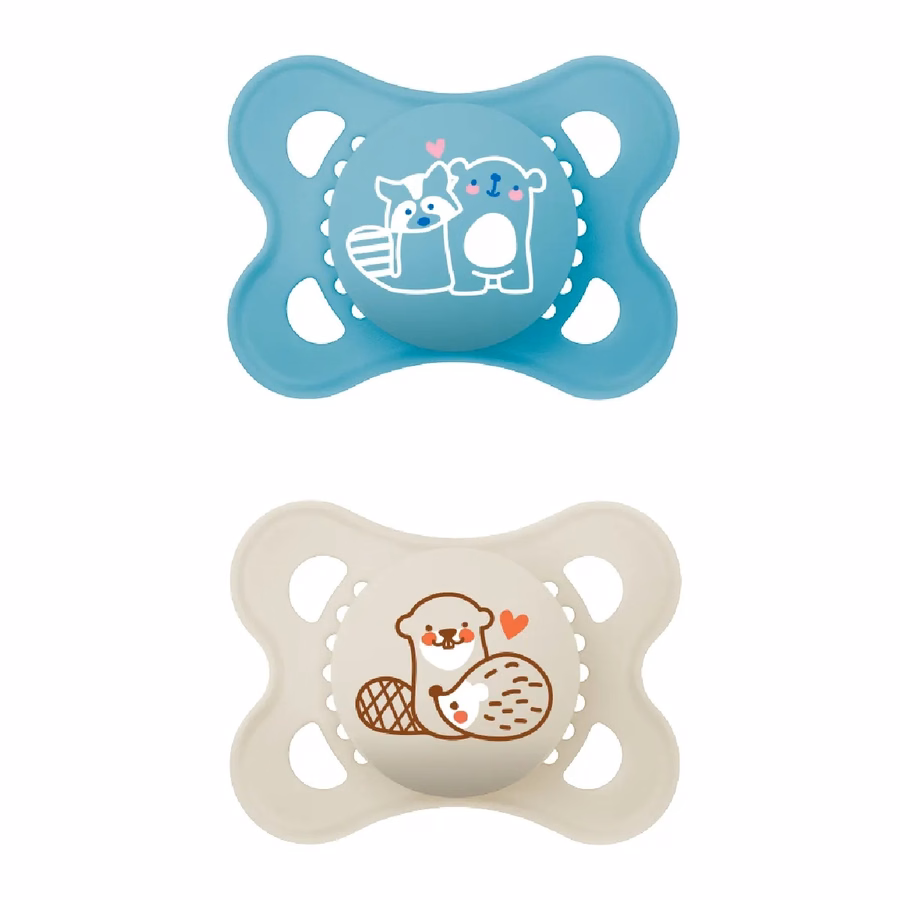 Chupeta Mam Original para bebês de 2 a 6 meses, conjunto com 2 unidades.