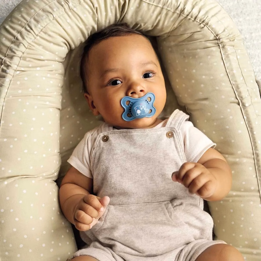 Chupeta Mam Original para bebês de 2 a 6 meses, conjunto com 2 unidades.